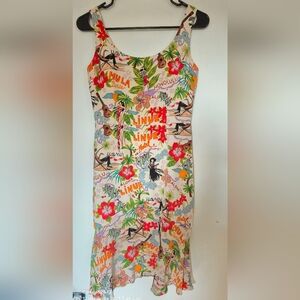 David Meister Floral Print Dress